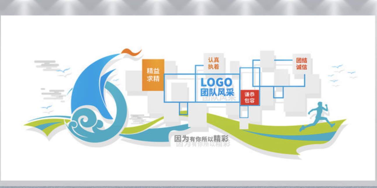 企業(yè)文化墻立體照片墻公司員工風(fēng)采形象墻(圖4) 企業(yè)文化墻設(shè)計(jì)