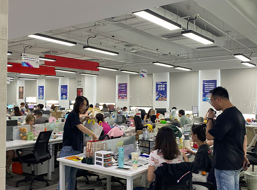 玻璃文化墻，企業(yè)文化墻，電商文化墻制作(圖2)